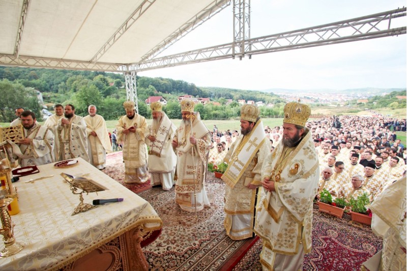 Sfințirea paraclisului de la Centrul Eparhial din Zalău