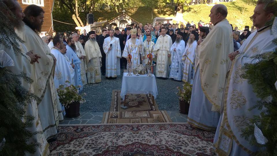 Târnosirea noii biserici a Mănăstirii Ilva Mare