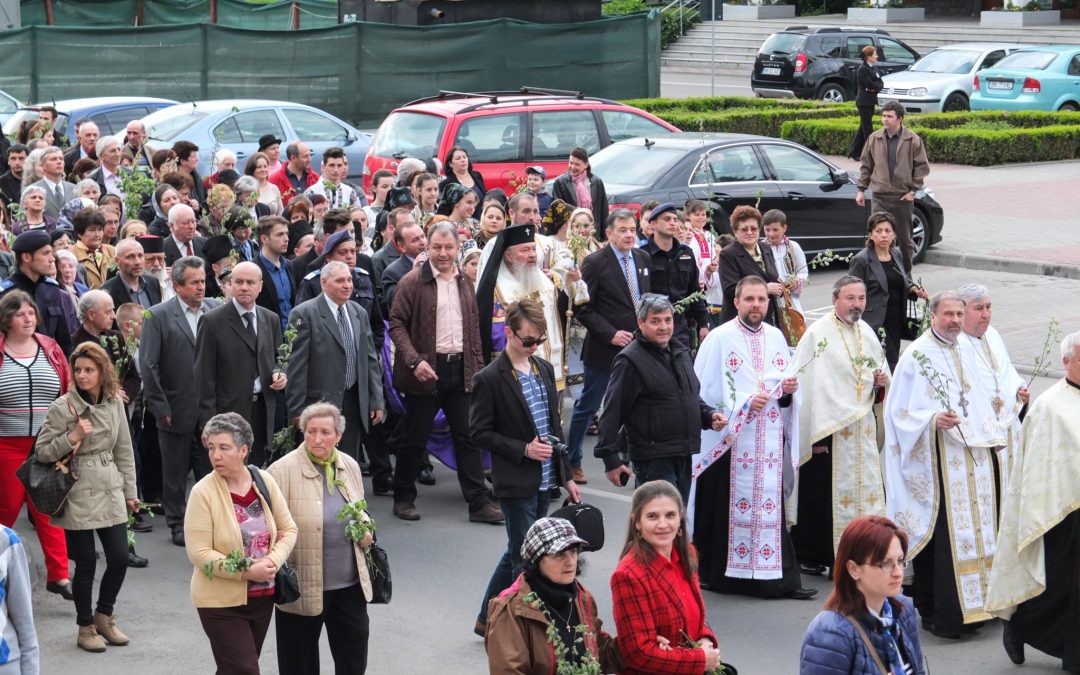 Procesiune de Florii la Bistrița