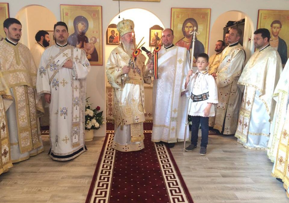 Punerea pietrei de temelie a bisericii Parohiei Sf. Iustin Martirul și Filozoful