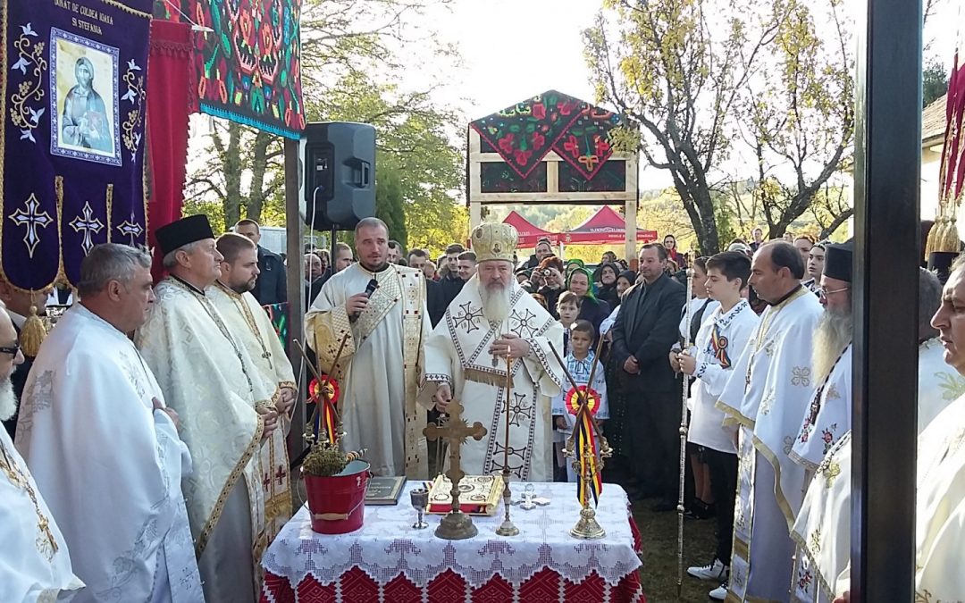 Biserica filiei Mărceşti, resfințită de Mitropolitul Clujului