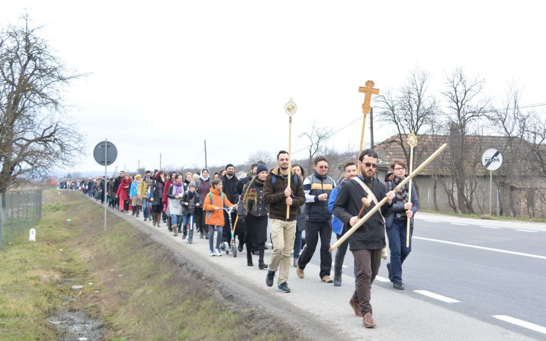 Pelerinajul Tinerilor pe Jos de la Iclod la Mănăstirea Nicula, ediția a VIII-a