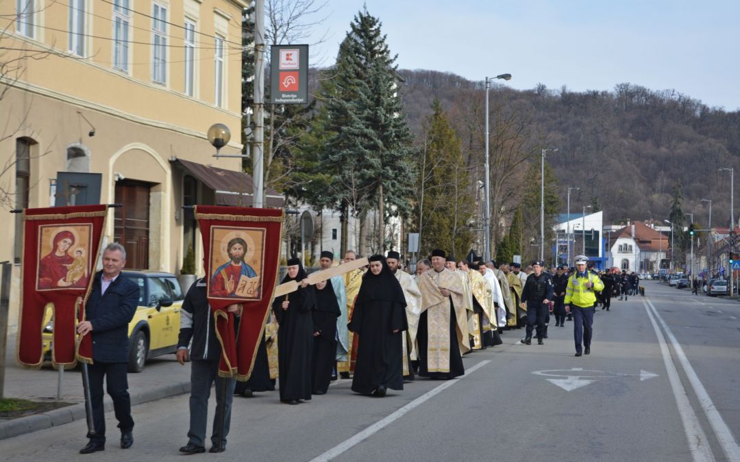 Procesiunea de Florii, la Bistrița