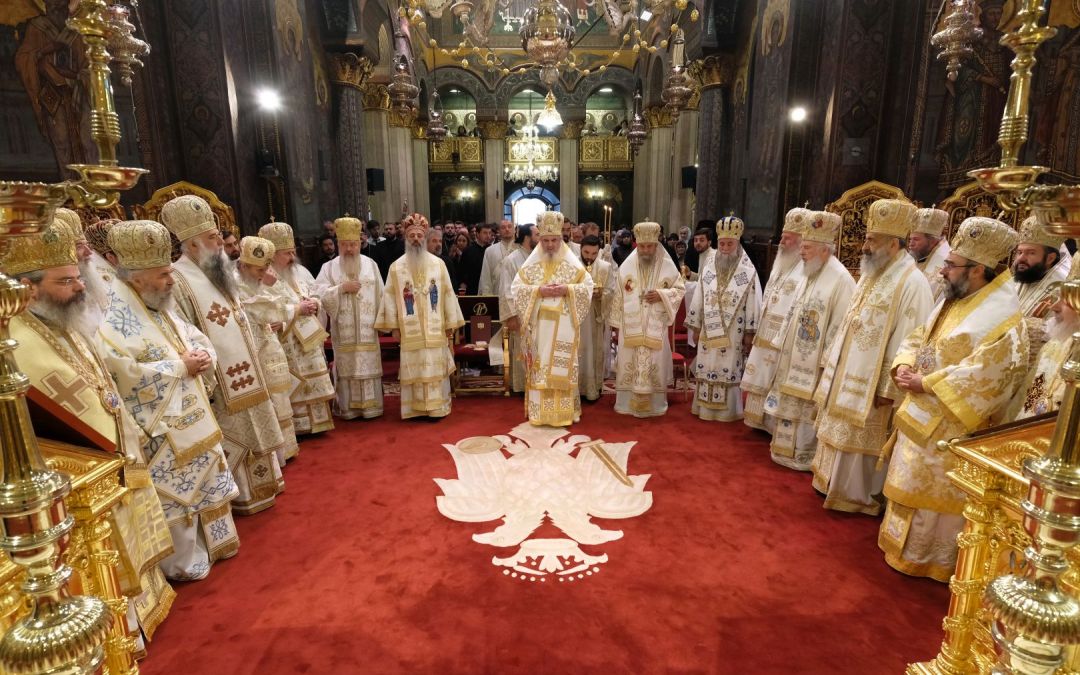 Înaltpreasfințitul Părinte Andrei s-a rugat împreună cu Patriarhul României la 11 ani de la întronizarea sa