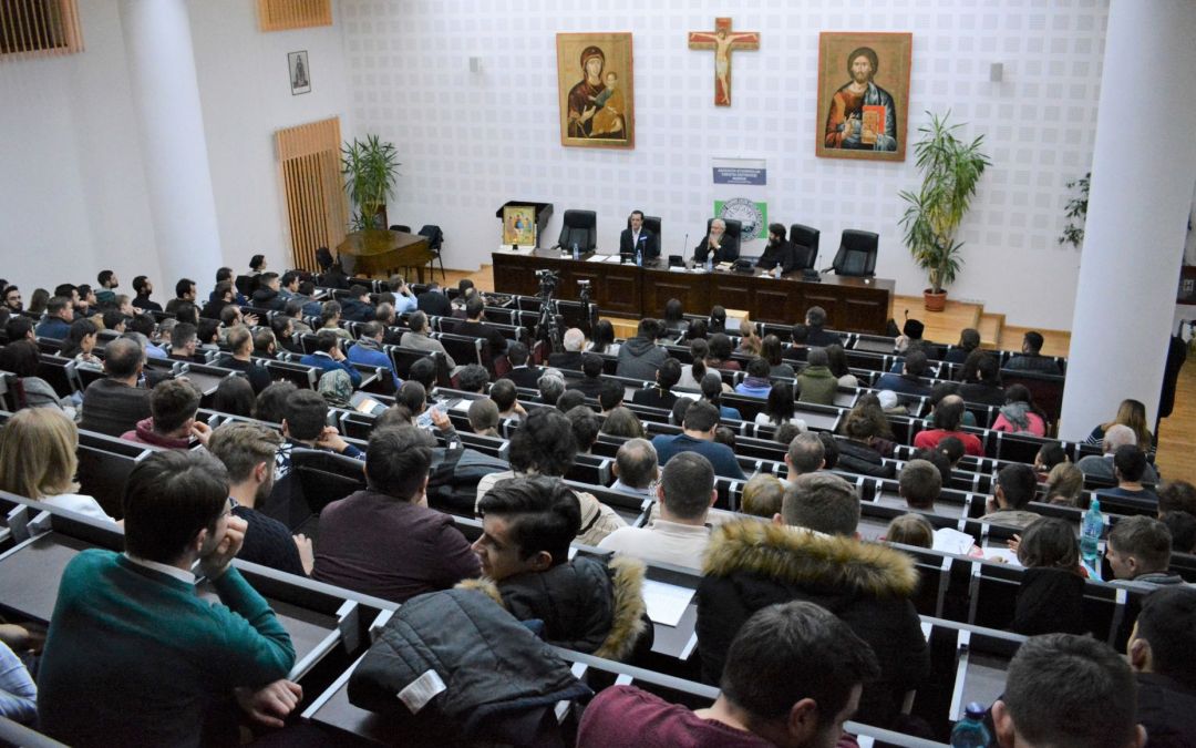 Purtătorul de cuvânt al Patriarhiei Române, Vasile Bănescu, a conferențiat la Cluj