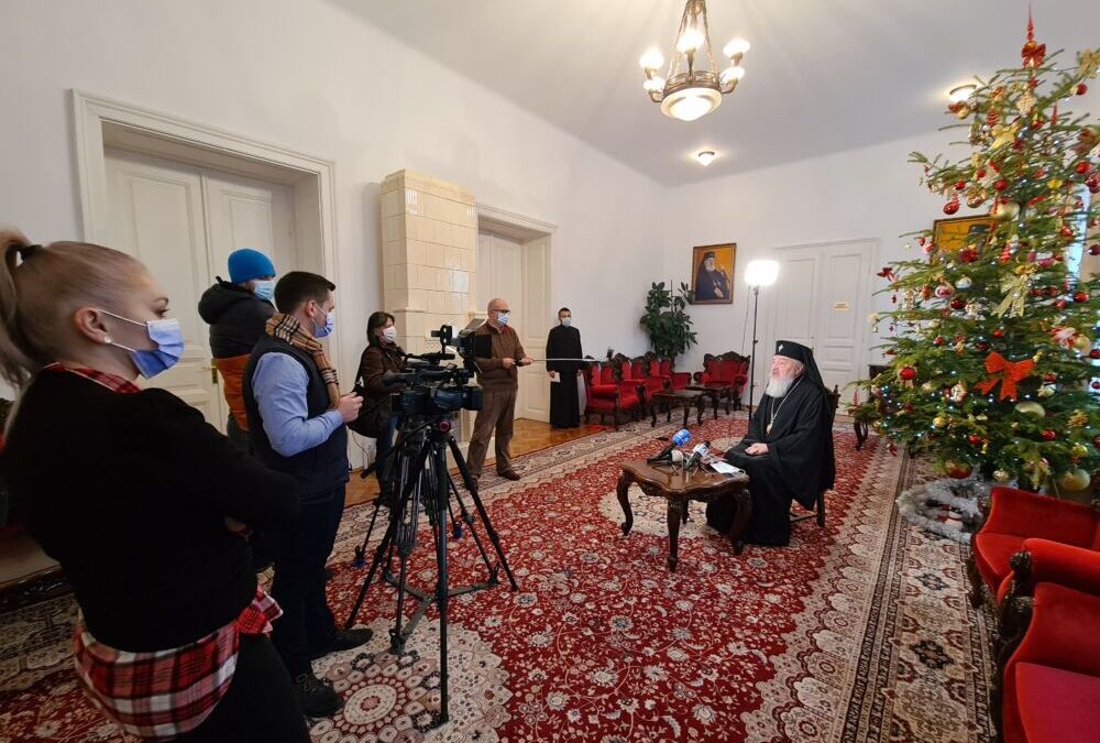 Mitropolitul Andrei s-a întâlnit cu presa clujeană și a prezentat mesajul pastoralei la Sărbătoarea Nașterii Domnului 2020