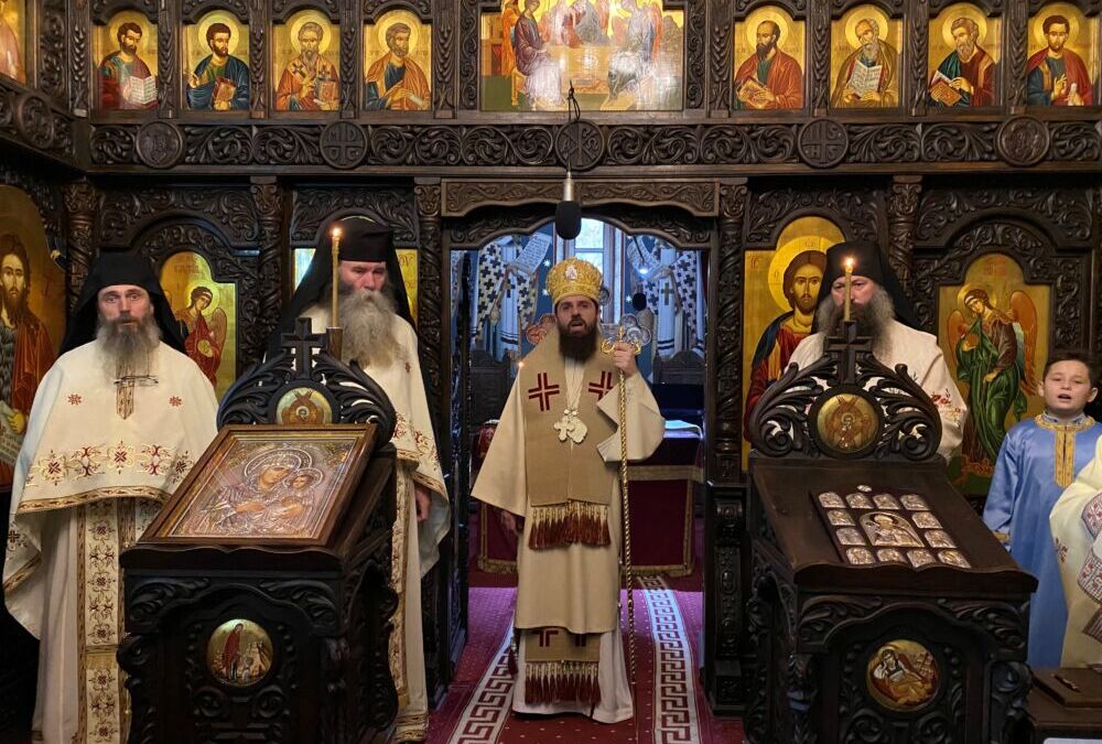 Liturghie arhierească la Mănăstirea Nușeni, în cinstea Sfântului Ierarh Spiridon