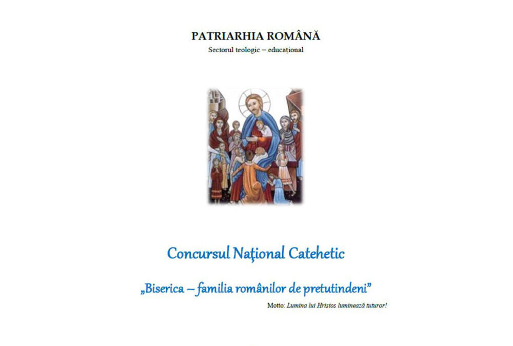 Concursul „Biserica – familia românilor de pretutindeni” în Patriarhia Română