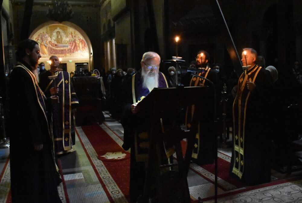 Părintele Mitropolit Andrei a săvârșit Denia Canonului cel Mare la Catedrala Mitropolitană