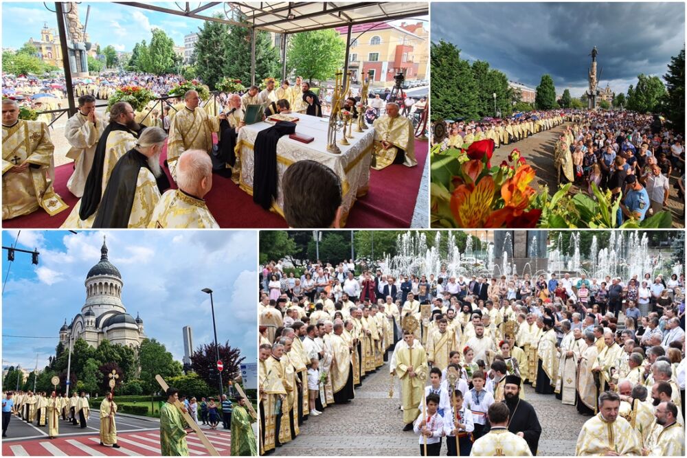 Vecernia plecării genunchilor și Procesiunea de Rusalii, la Cluj-Napoca