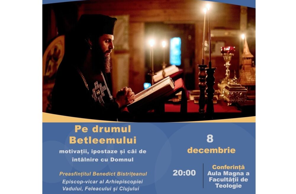 VIDEO | Conferința „Pe drumul Betleemului – motivații, ipostaze și căi de întâlnire cu Domnul”, susținută de PS Părinte Benedict Bistrițeanul