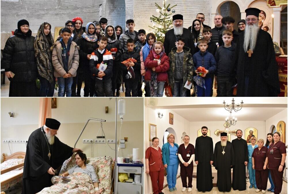 În Ajunul Crăciunului, Mitropolitul Andrei i-a vizitat pe beneficiarii a două centre de îngrijire din cadrul Arhiepiscopiei Clujului