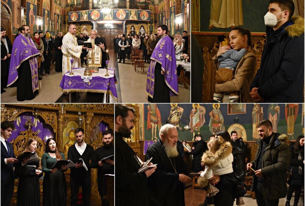 Tinerele familii care s-au cununat în bisericile din Cluj-Napoca în anul 2022, binecuvântate de Mitropolitul Andrei