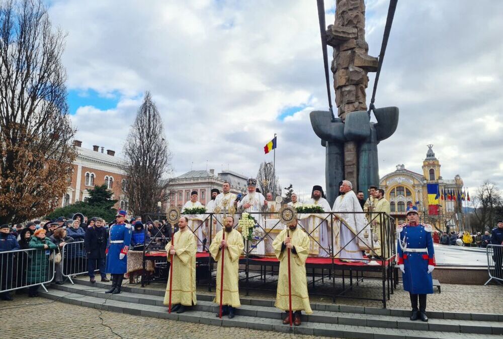 Prăznuirea Bobotezei și Sfințirea cea Mare a apei, la Catedrala Mitropolitană din Cluj-Napoca