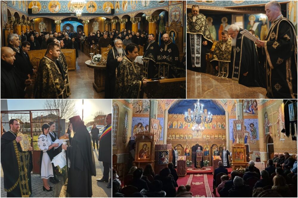Slujirea arhierească a IPS Andrei în primele zile din Postul Paștilor și deschiderea serilor duhovnicești la Beclean