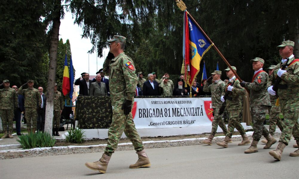 Ziua Forțelor Terestre, sărbătorită la sediul Brigăzii 81 Mecanizată ,,General Grigore Bălan’’din Bistrița