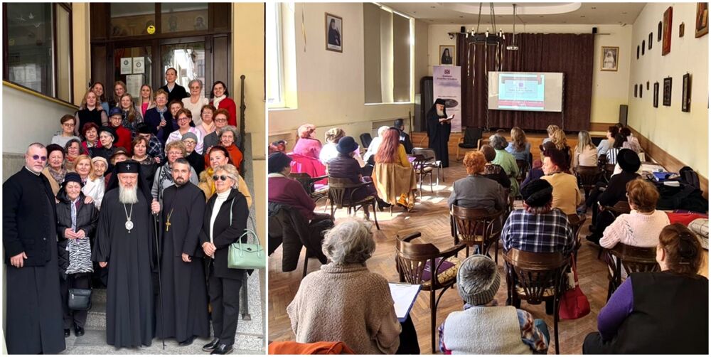 Adunarea generală a Asociației „Societatea Femeilor Ortodoxe” din Arhiepiscopia Clujului | Zeci de vârstnici au primit ajutor spiritual și material în anul 2022