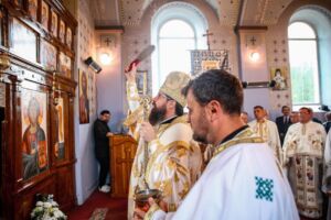 Binecuvântarea lucrărilor efectuate la Biserica „Sfinții Arhangheli Mihail și Gavriil” din Plaiuri