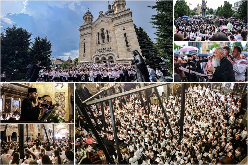 Peste 500 de tineri au concertat la Catedrala Mitropolitană din Cluj-Napoca | Evenimentul muzical „Cântările Cerului”, Ediția I