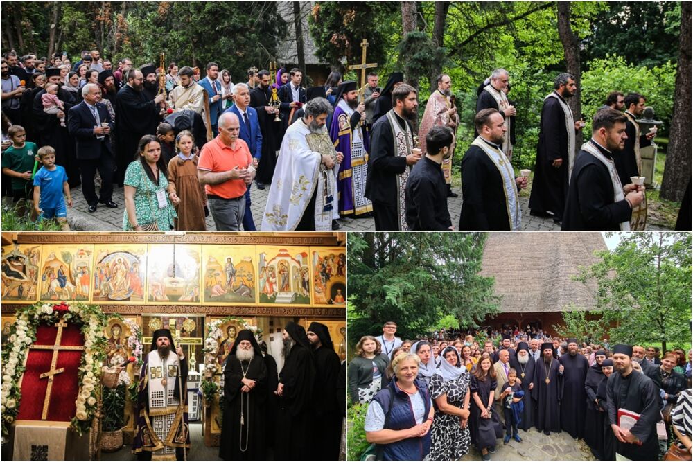 Arhimandritul Efrem Vatopedinul i-a binecuvântat pe tinerii de la Biserica Studenților din Campusul Hașdeu