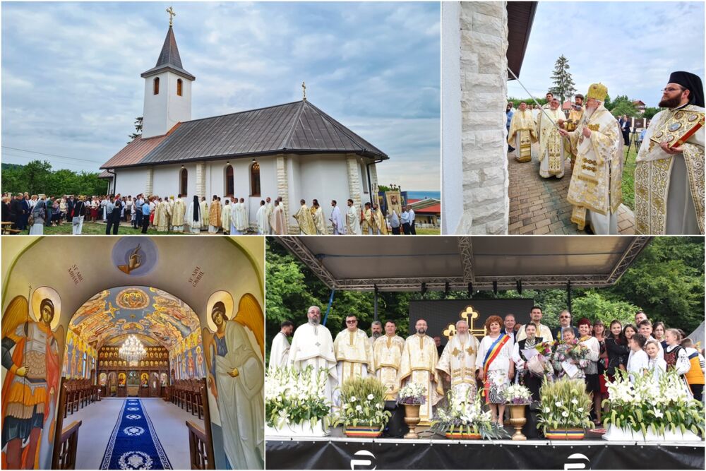 Resfințirea Bisericii din Pădureni, comuna Chinteni, județul Cluj, la 100 de ani de la edificare