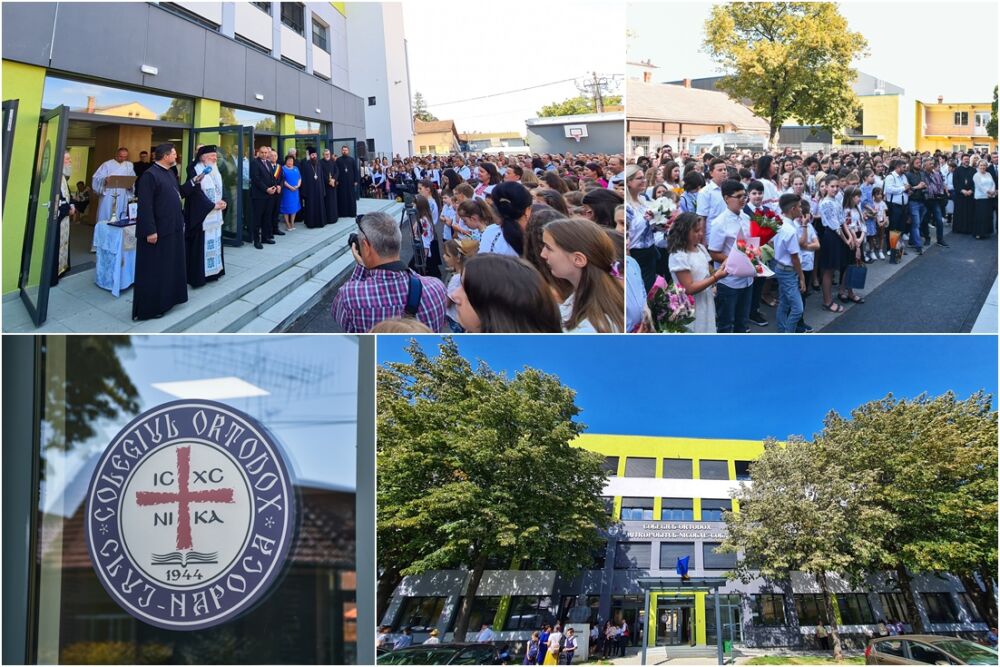 Inaugurarea sediului ciclului gimnazial de la Colegiul Ortodox „Mitropolitul Nicolae Colan” din Cluj-Napoca