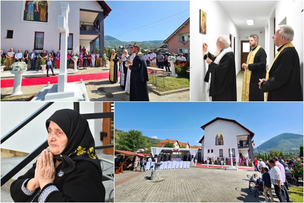 Ziua porților deschise la Centrul pentru vârstnici din Maieru și inaugurarea a patru noi servicii socio-medicale | Pr. Marius Pintican a primit Crucea Transilvană