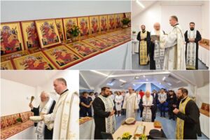 Peste 100 de icoane pentru saloanele Clinicii Medicală III din Cluj-Napoca, binecuvântate de Mitropolitul Andrei