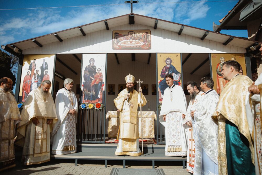 PS Benedict a slujit la hramul Bisericii „Sfinții Apostoli Petru și Pavel” și „Sfinții Mărturisitori Transilvăneni” din Mediaș, județul Sibiu