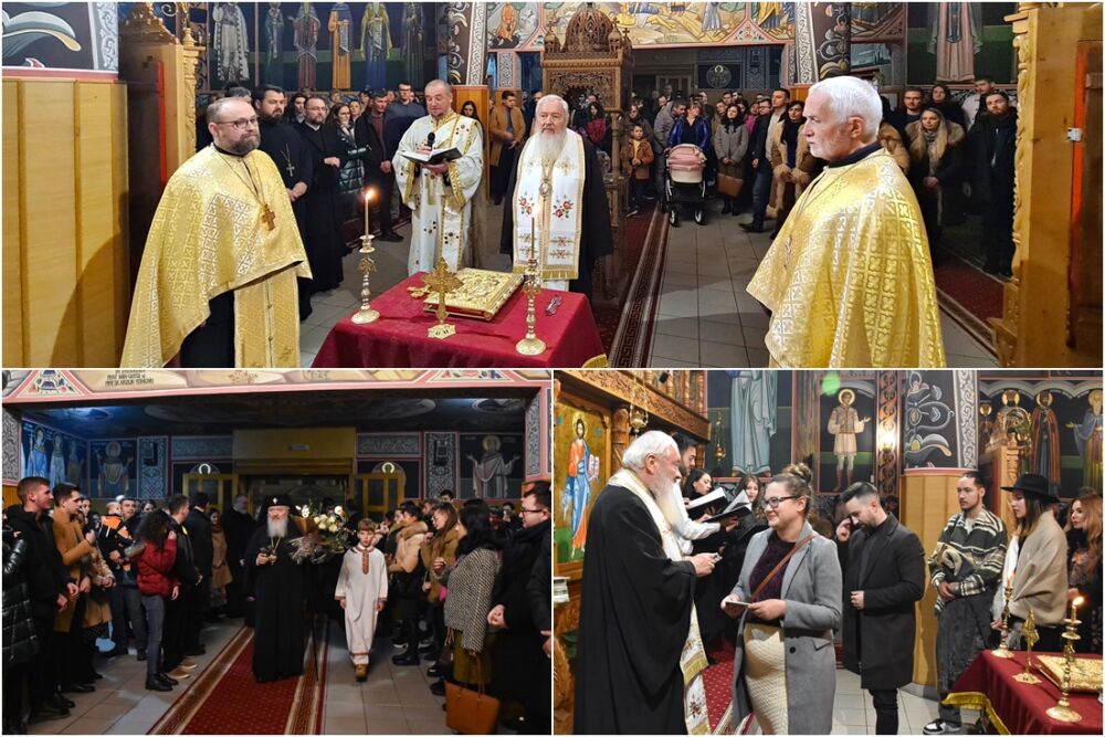 Tinerele familii care s-au cununat în bisericile din Cluj-Napoca în anul 2023, binecuvântate de Mitropolitul Andrei