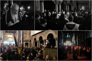 Credincioși, elevi și studenți teologi clujeni, uniți în rugăciune la Catedrala Mitropolitană, în prima săptămână din Postul Paștilor 2024